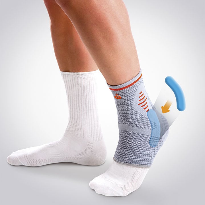 ELASTIC ANKLE SUPPORT WITH GEL PADS