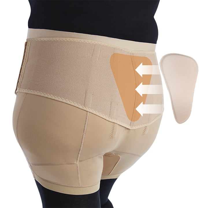 GIRDLE TROUSERS WITH LUMBAR SUPPORT