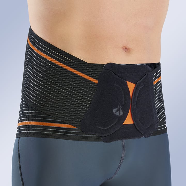 SEMI-RIGID LUMBAR BACK SUPPORT