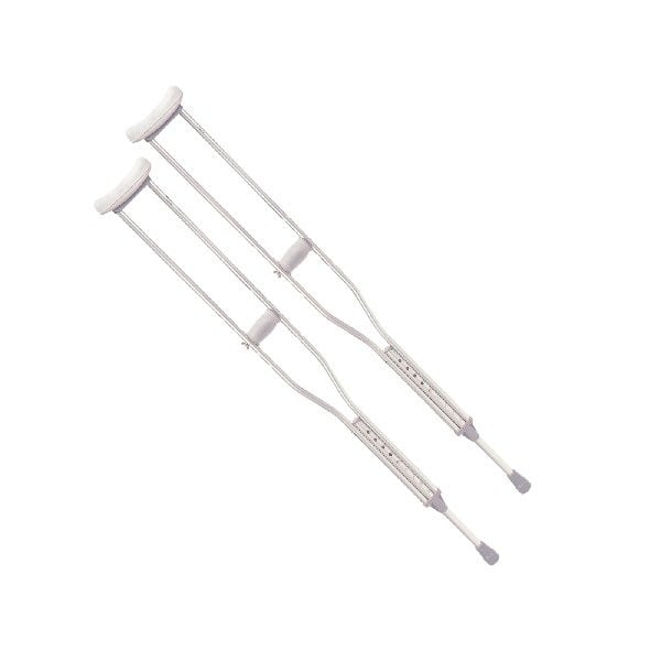 Aluminum Crutches Push Button