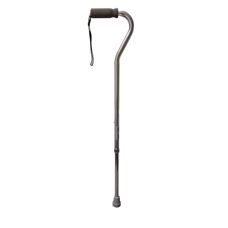Aluminum Cane Silver, Adjustable 30-39"