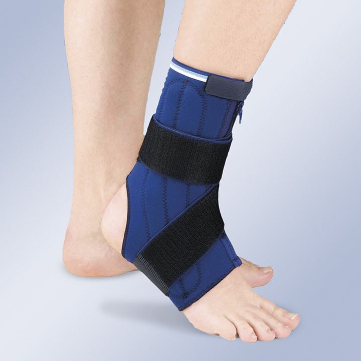 ANKLE STABILISER IN NEOPRENE WITH DOUBLE MEDIOLATERAL SUPPORTS