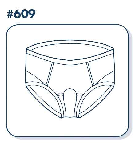 Servoclin - Hernia Block High Cut - Unisex Briefs (Grey)