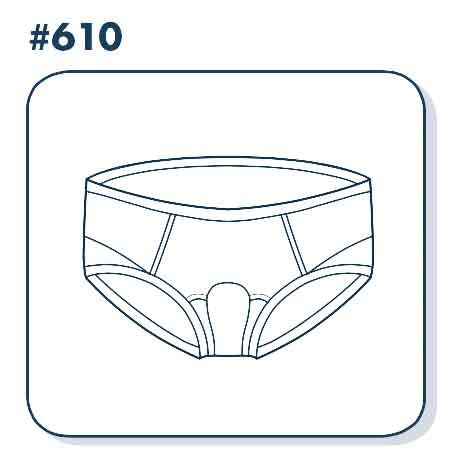 Servoclin - Hernia Block Low Cut - Unisex Briefs (Grey)