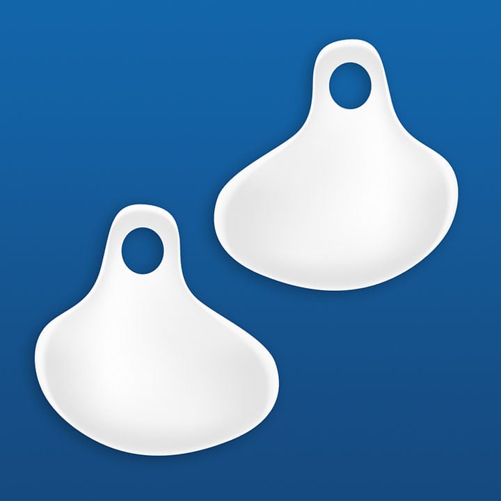 Pad in non-toxic, viscoelastic polymer gel, with ring secured to 2nd toe, covered in elastic surgical fabric.