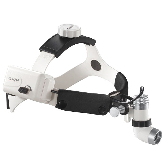 KD-202A-7 3W LED Surgical Medical Head Light Lamp Headlight Electric Metal Steel Ce Resin 1 YEAR Online Technical Support 1years
