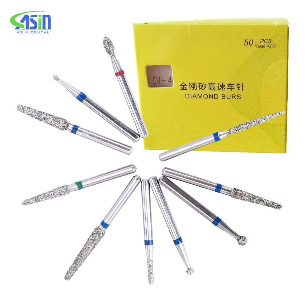 Surgical Diamond Burs Dental High Speed Handpiece 5 pcs/plate Can be customized