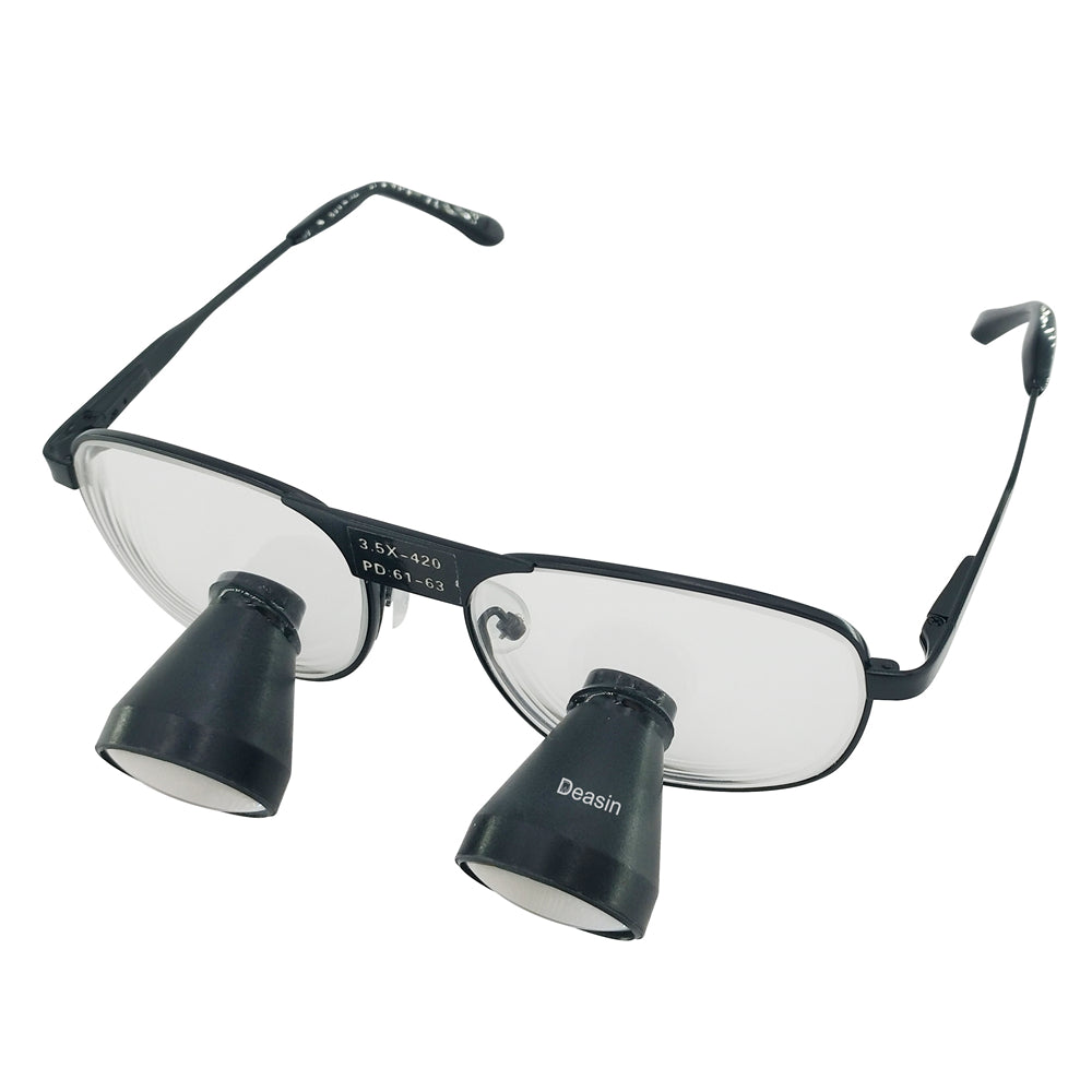 Hot selling 3.5X/ 2.5X TTL frame headlight loupes magnifier Binocular Loupe for oral surgery with whosale price