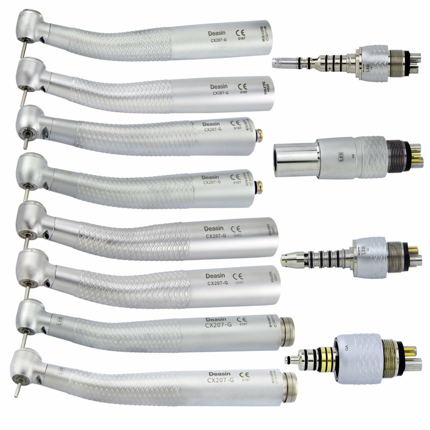 High Speed Turbine 6 Pins Coupler Dental Fiber Optic LED coxo Handpiece