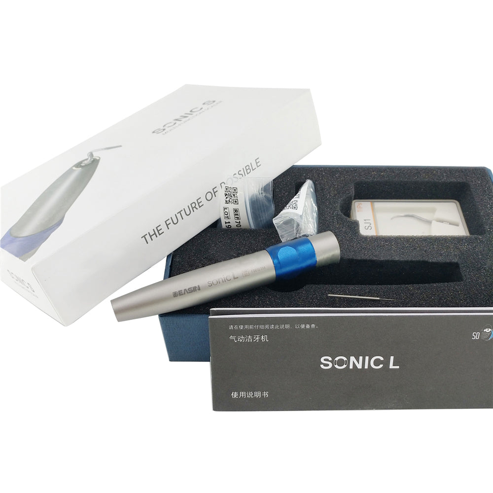 Dental Air Scaler With Scaler Tips Sonic S 4 Holes Air Scaler