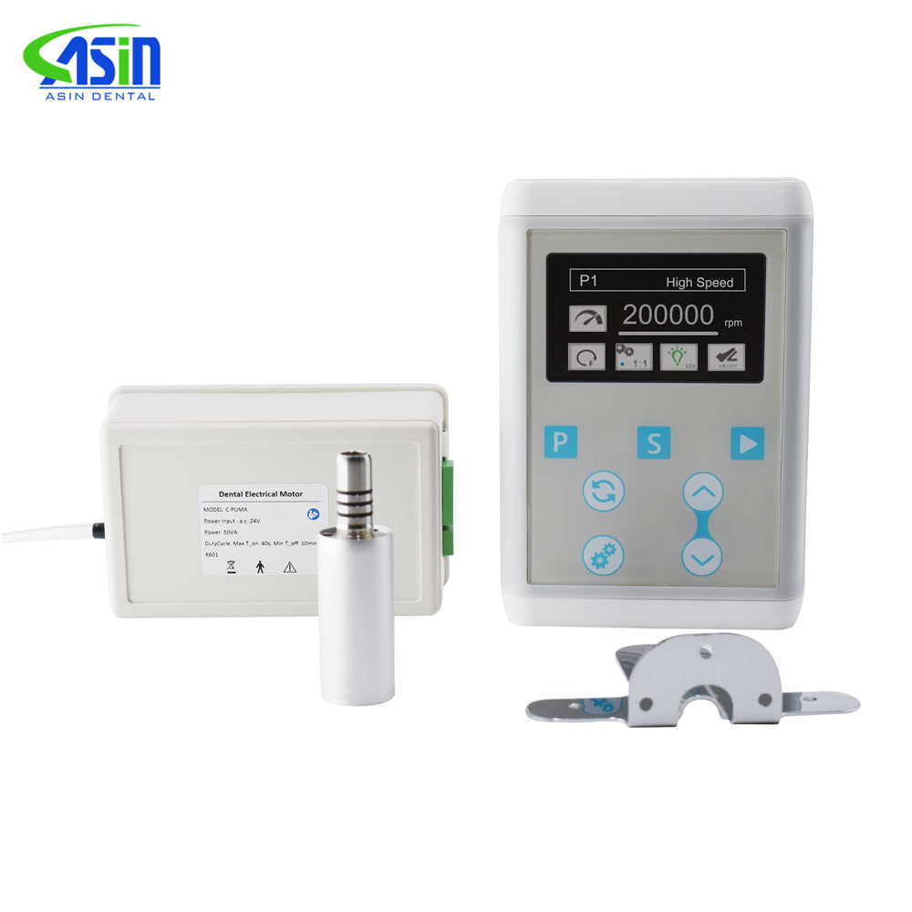 Brushless LED electric motor C-PUMA / Built in electric micro motor for dental unit chair /Electric motor handpiece 1:5/1:1 tip
