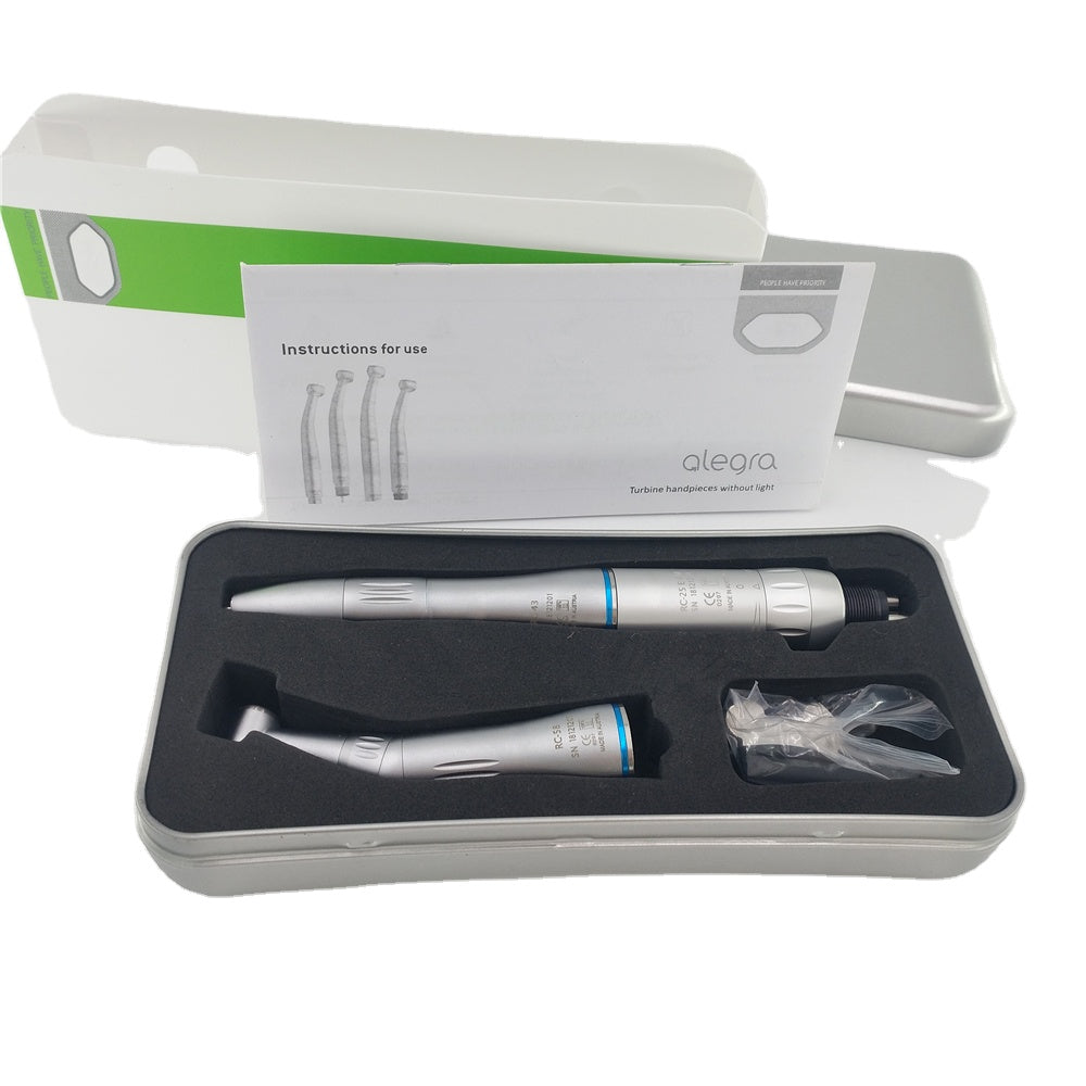 Dental Low Speed Handpiece Set Inner Channel Push Button E type Contra Angle 4 Holes or 2 Holes