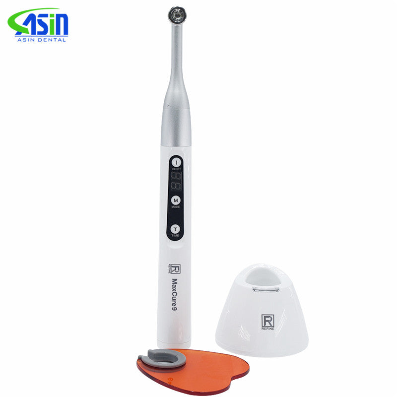 Dental DEASIN High Intensity MaxCure 9 Orthodontic Instruments Blue LED One Second Curing Lamp Metal Head / Light Cure Light