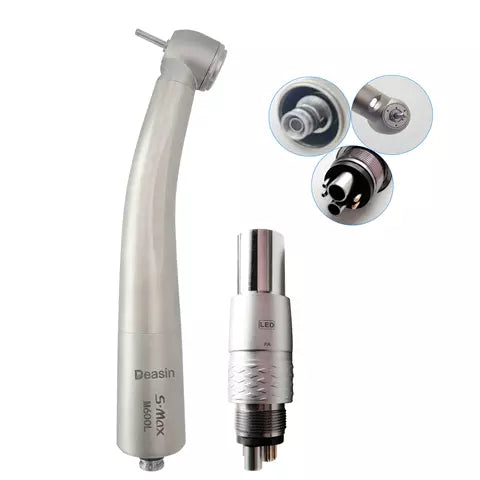 Fiber Optic High Speed Dental Handpiece with coupling coupler