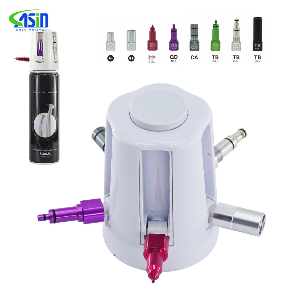 Dental Handpiece Care Lubricator Spray Cover Hood Portable Unit Easy To Lubricate Handpiece Oil Injector