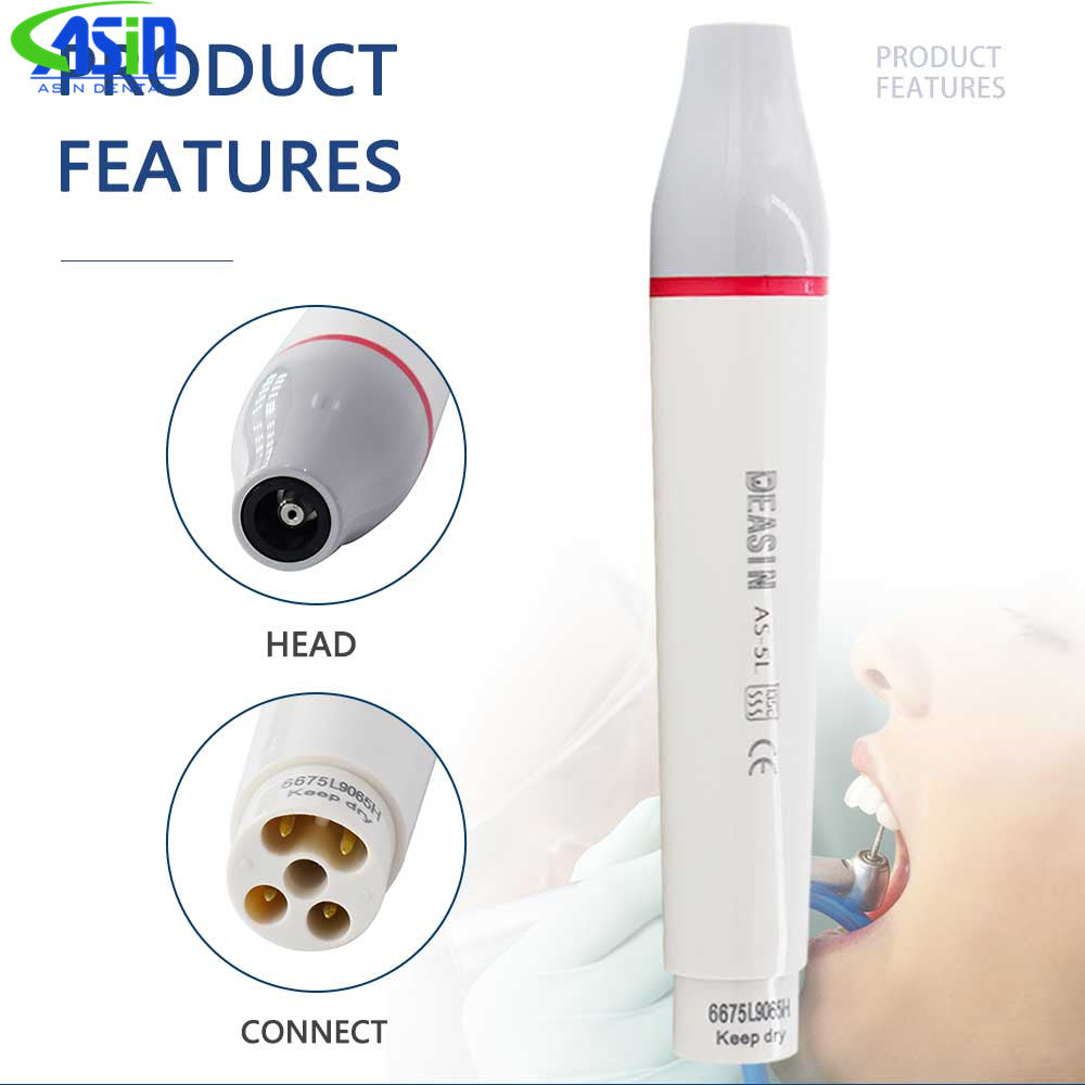 Dental AS-5L LED Light Piezo Scaler Detachable Handpiece Fit Woodpecker EMS Ultrasonic Scalers Scaling Tips Dentistry Othe Tools