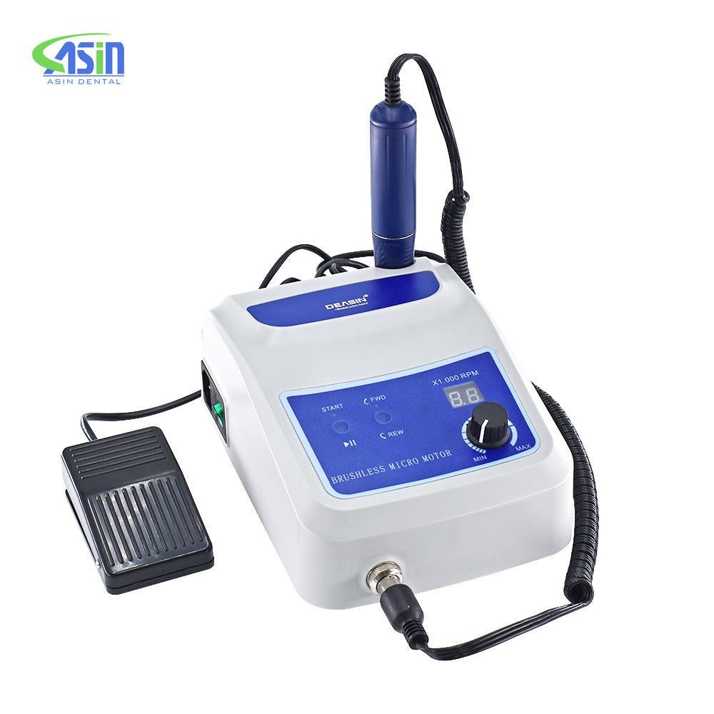 Dental 50000RPM Laboratory Micromotor Non-Carbon Brushless Polishing Unit With Lab Handpiece Dental Micro Motor