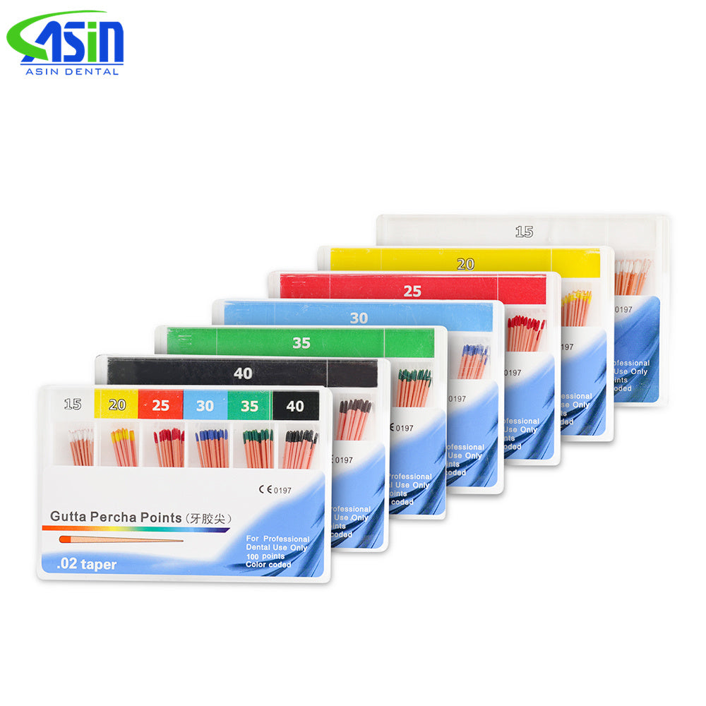 Dental Consumables Dental Endodontic Gutt Materials Dental Hygienic Gutta Percha Points