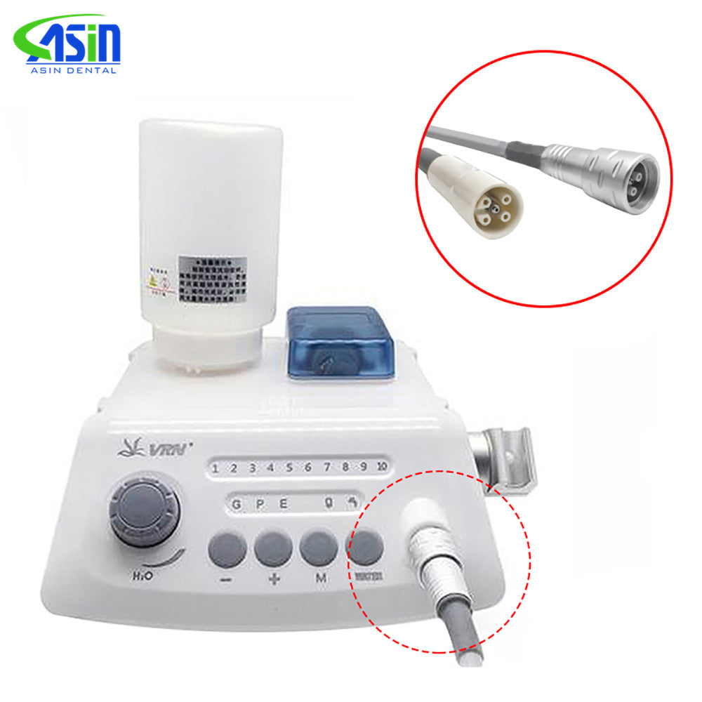 Dental Ultrasonic Scaler VRN-A8 Lights Wireless Control with Auto-water Supply with Wireless Foot Pedal LED Handpiece