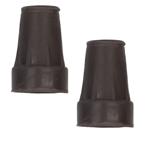 Walker Tips 7/8 in Black for Kaye Walker, Pair