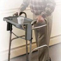 Walker Folding Flip Tray