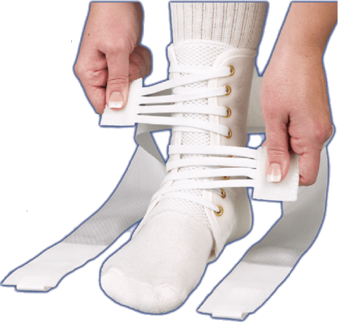 ASO Speed Lacer - Ankle Stabilizing Orthosis Black