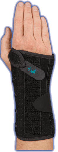 Wrist Lacer II - Wrist Support 8" Black Right