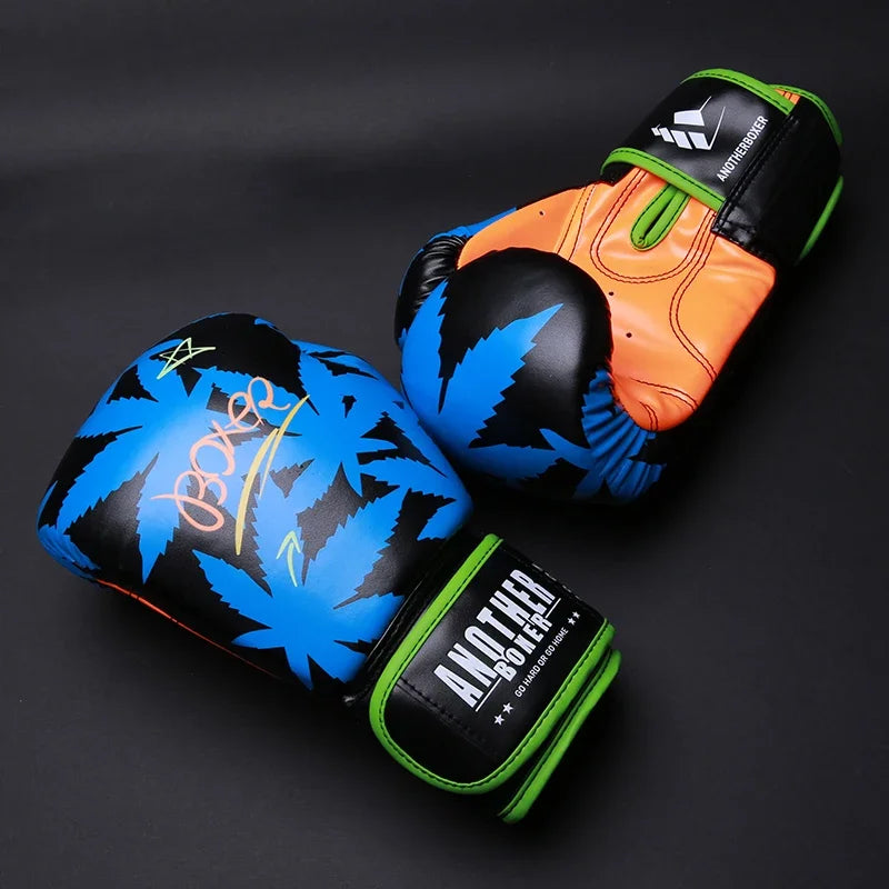 Boxing Gloves Professional Leather MMA Sparring Punch Bag Training Fight Muay Thai Gloves Men Women Junior Kids Kickboxing Glove