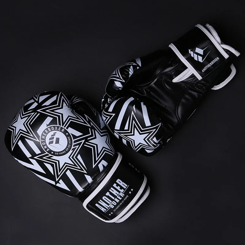 Boxing Gloves Professional Leather MMA Sparring Punch Bag Training Fight Muay Thai Gloves Men Women Junior Kids Kickboxing Glove