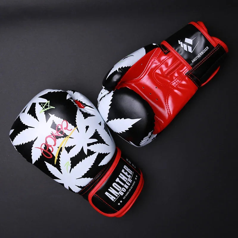 Boxing Gloves Professional Leather MMA Sparring Punch Bag Training Fight Muay Thai Gloves Men Women Junior Kids Kickboxing Glove