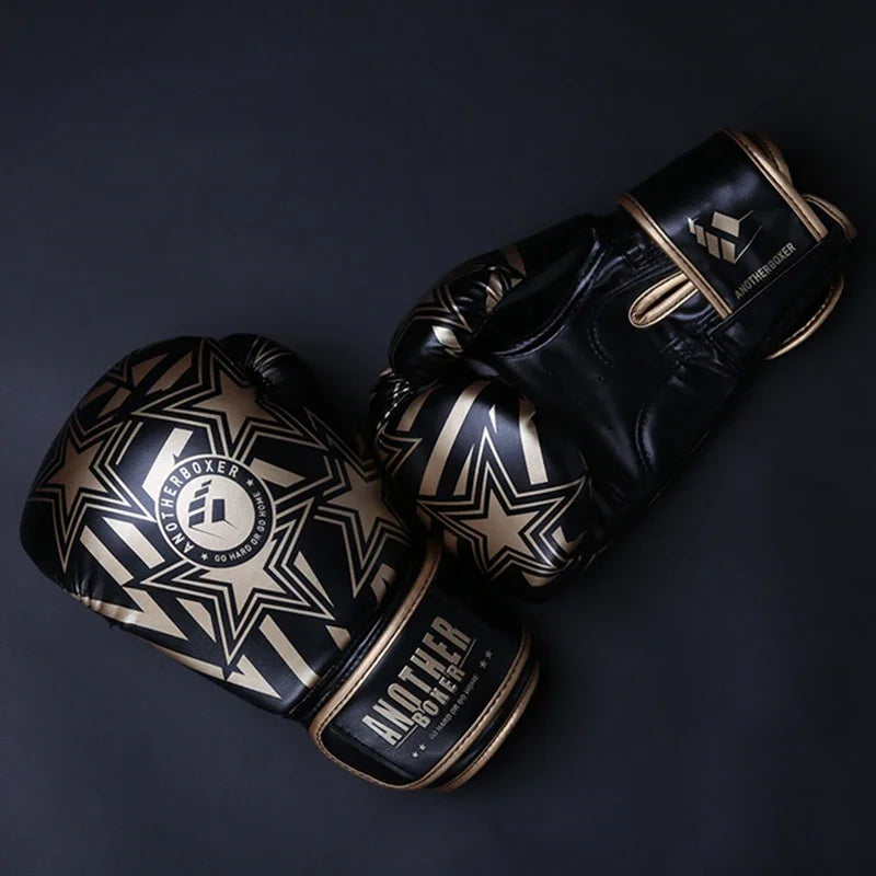 Boxing Gloves Professional Leather MMA Sparring Punch Bag Training Fight Muay Thai Gloves Men Women Junior Kids Kickboxing Glove