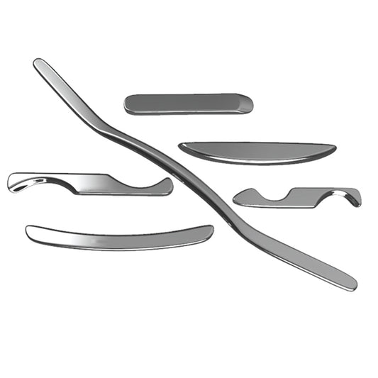 Six-piece Stainless Steel Graston Like Massage Tool Set