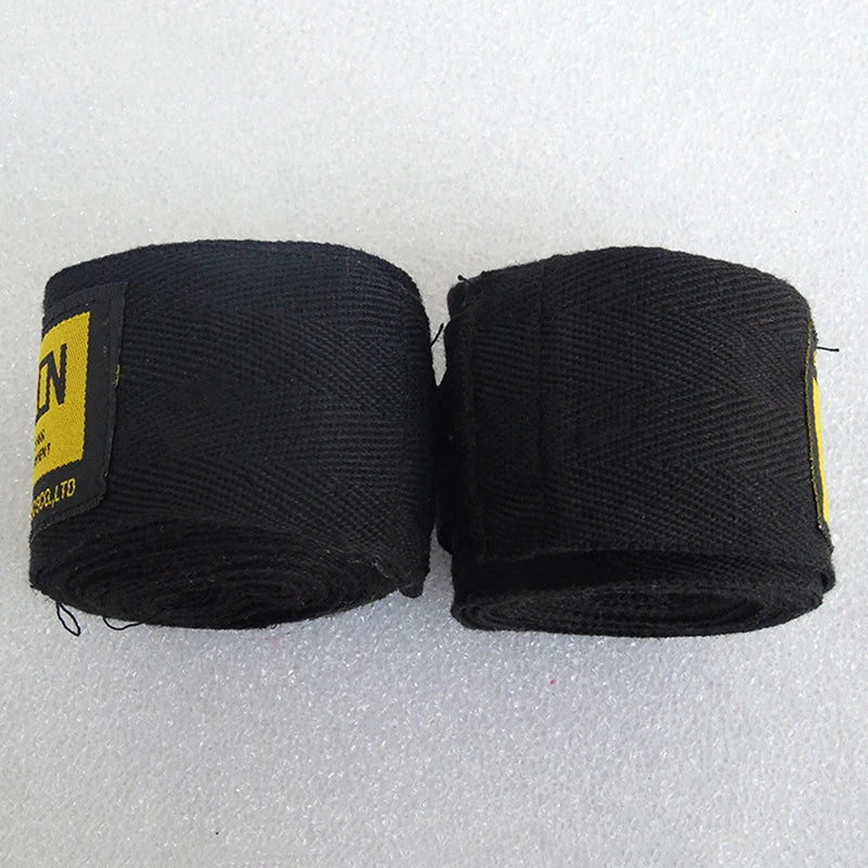 1 Pair Cotton Kick Boxing Wraps Bandage Men Sanda Taekwondo Muay Thai Guantes De Boxeo MMA Wrist Straps Equipment