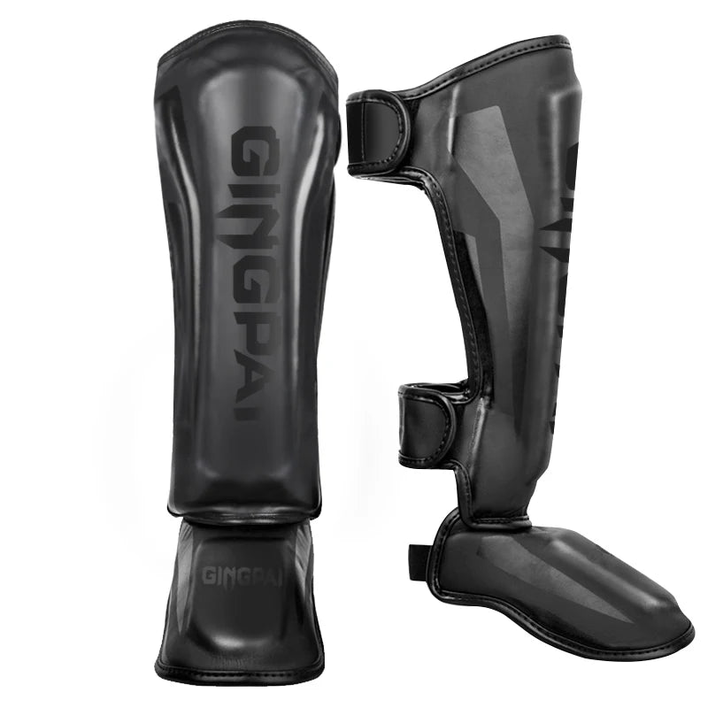 Youth/Adult Muay Thai Kick Boxing MMA Grappling Instep Shin Guard Pads Karate Foot Shank Leg Protectors Ankle Support
