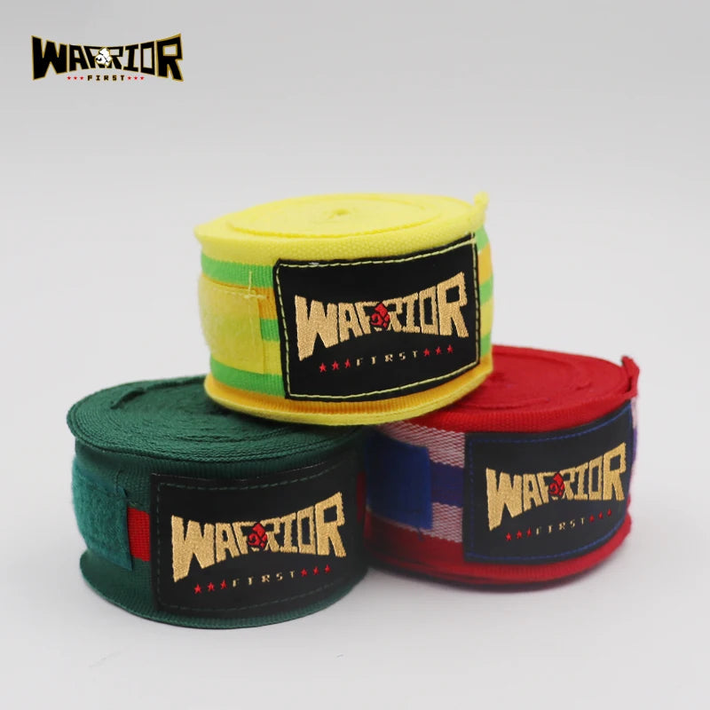 Hot Sale Colorful Stripe 3M/5M Boxing Hand Wraps MMA Muay Thai Kick Boxing Handwrap For Training Bandage Sports Hand Gloves
