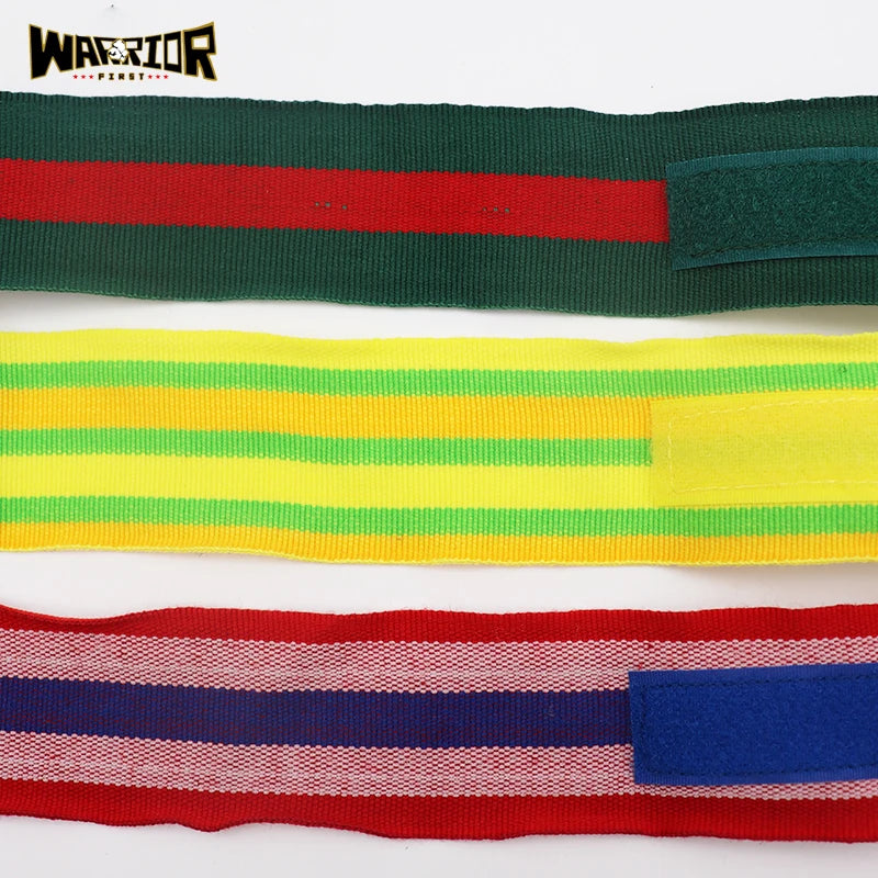 Hot Sale Colorful Stripe 3M/5M Boxing Hand Wraps MMA Muay Thai Kick Boxing Handwrap For Training Bandage Sports Hand Gloves