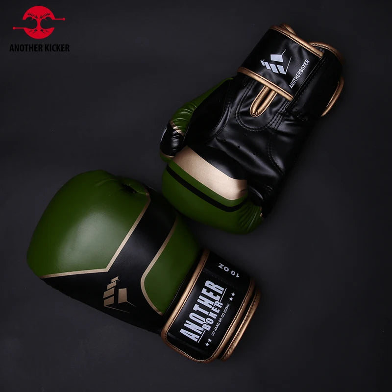 Boxing Gloves Professional Leather MMA Sparring Punch Bag Training Fight Muay Thai Gloves Men Women Junior Kids Kickboxing Glove