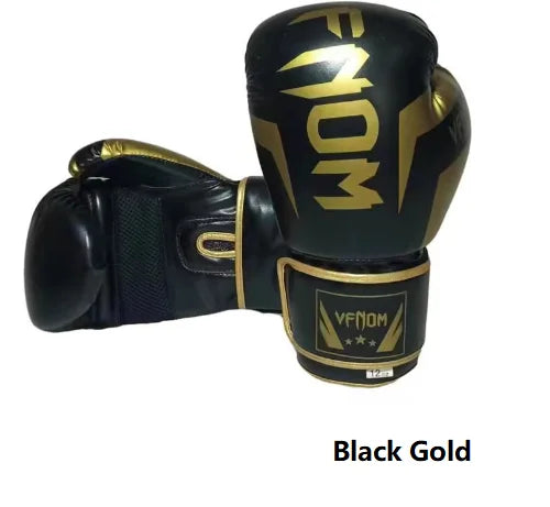 6/12Oz Professional Boxing Gloves Adult and kids Sanda Training Muay Thai Combat Fitness Boxing Sports Taekwondo PU Gloves