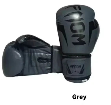 6/12Oz Professional Boxing Gloves Adult and kids Sanda Training Muay Thai Combat Fitness Boxing Sports Taekwondo PU Gloves