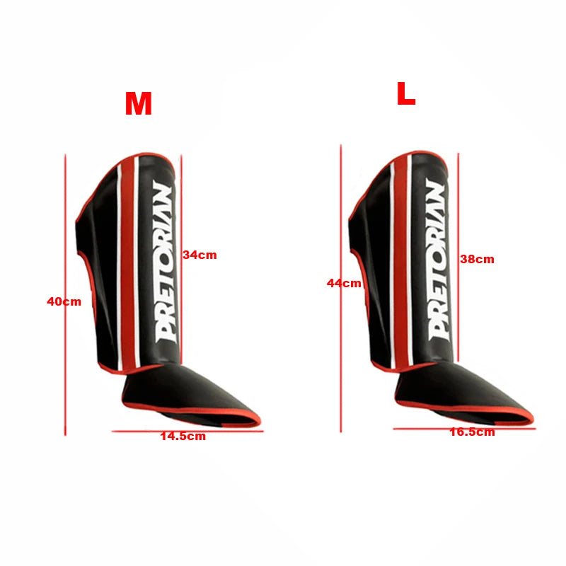 Protection Top Quality Boxing shin guards MMA instep protectors foot kickboxing pad Muaythai Training Leg support protectors