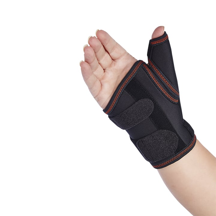 WRIST SUPPORT WITH RIGID THUMB SPLINT