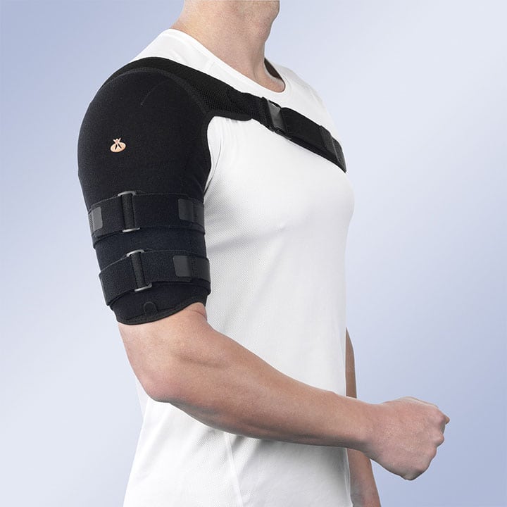 THERMOPLASTIC HUMERAL BRACE WITH FABRIC COVERING