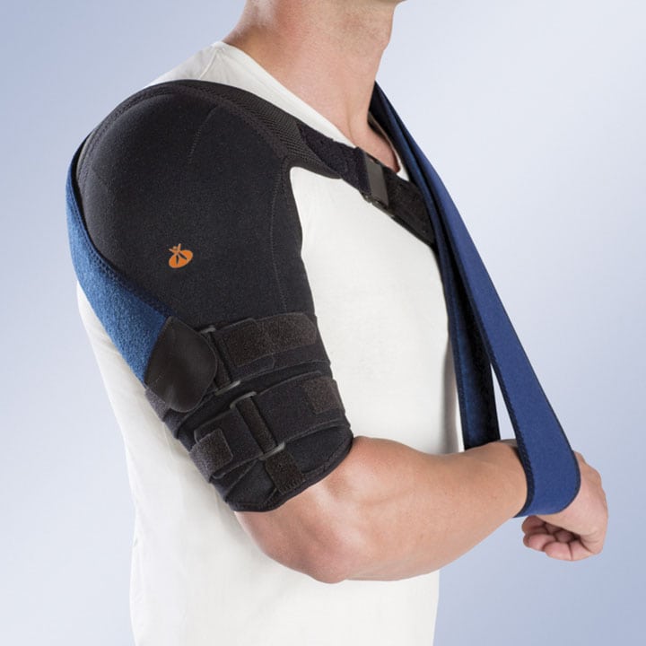 THERMOPLASTIC HUMERAL BRACE WITH FABRIC COVERING