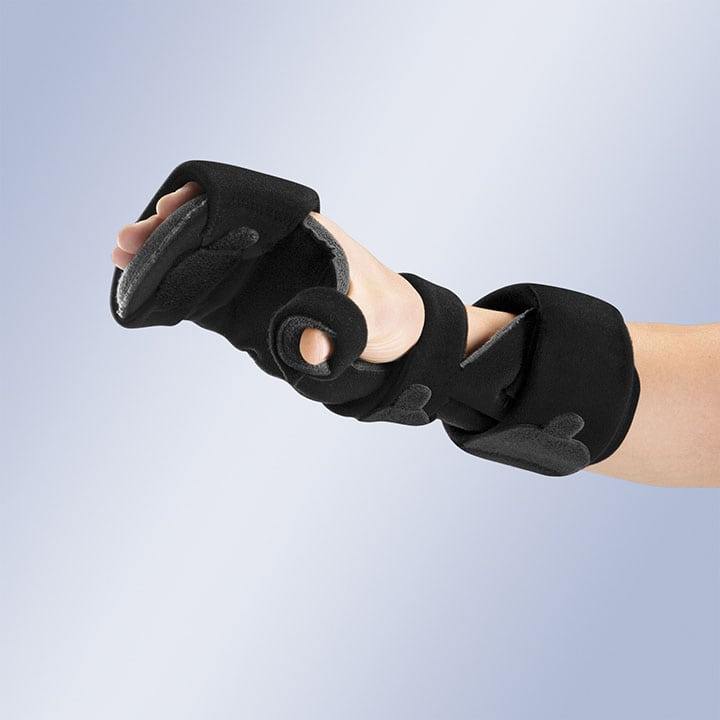MALLEABLE ALUMINIUM THUMB AND HAND IMMOBILISING SPLINT