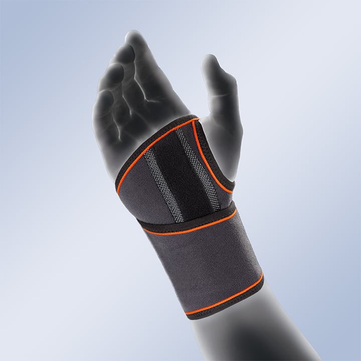 WRAPAROUND WRIST SUPPORT WITH PALMAR SPLINT