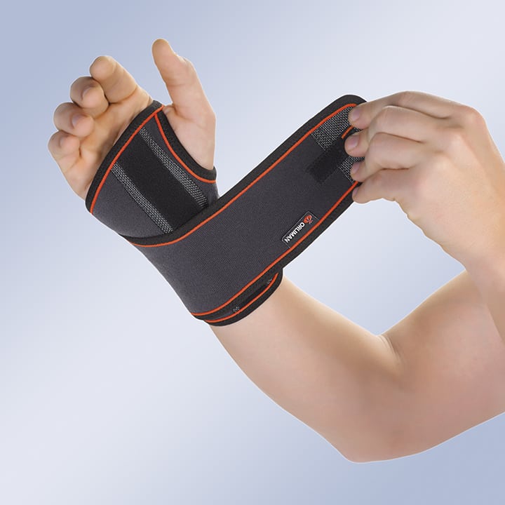 WRAPAROUND WRIST SUPPORT WITH PALMAR SPLINT