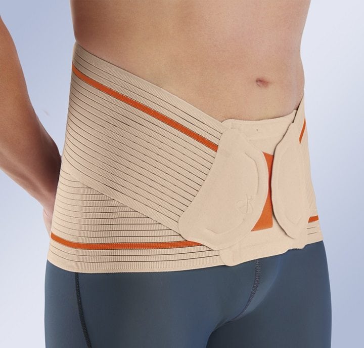 SEMI-RIGID LUMBAR BACK SUPPORT