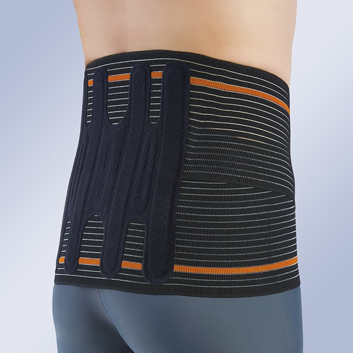 SEMI-RIGID LUMBAR BACK SUPPORT