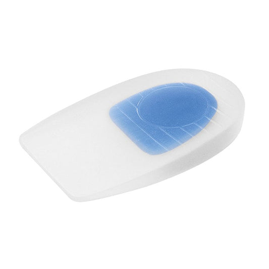 FLAT SILICONE HEEL CUP WITH CENTRAL SPUR