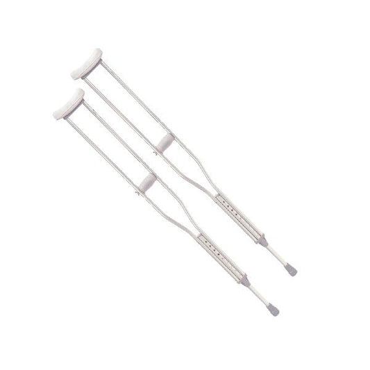 Aluminum Crutches Push Button